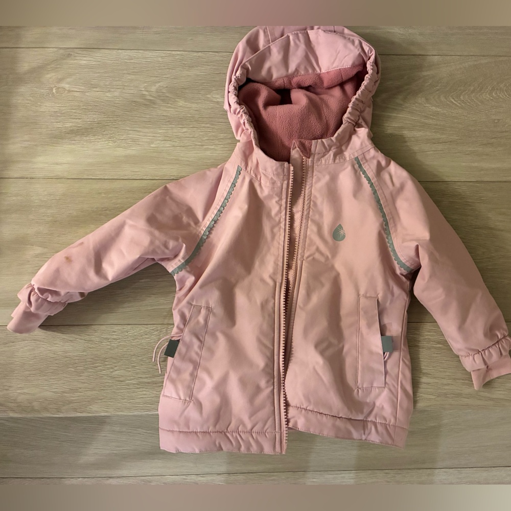 THERM kids splashmagic rain jacket fleece lined